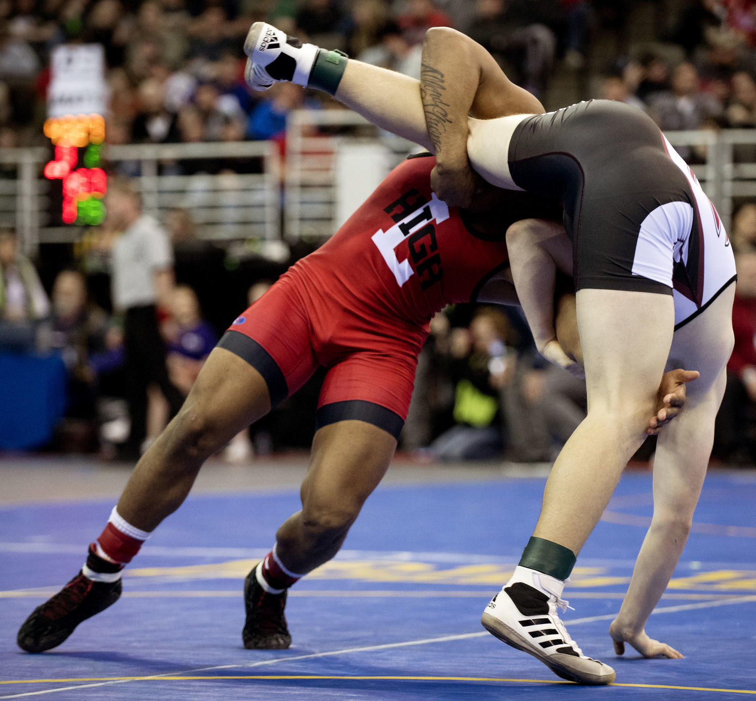 State wrestling semifinals, 2.15